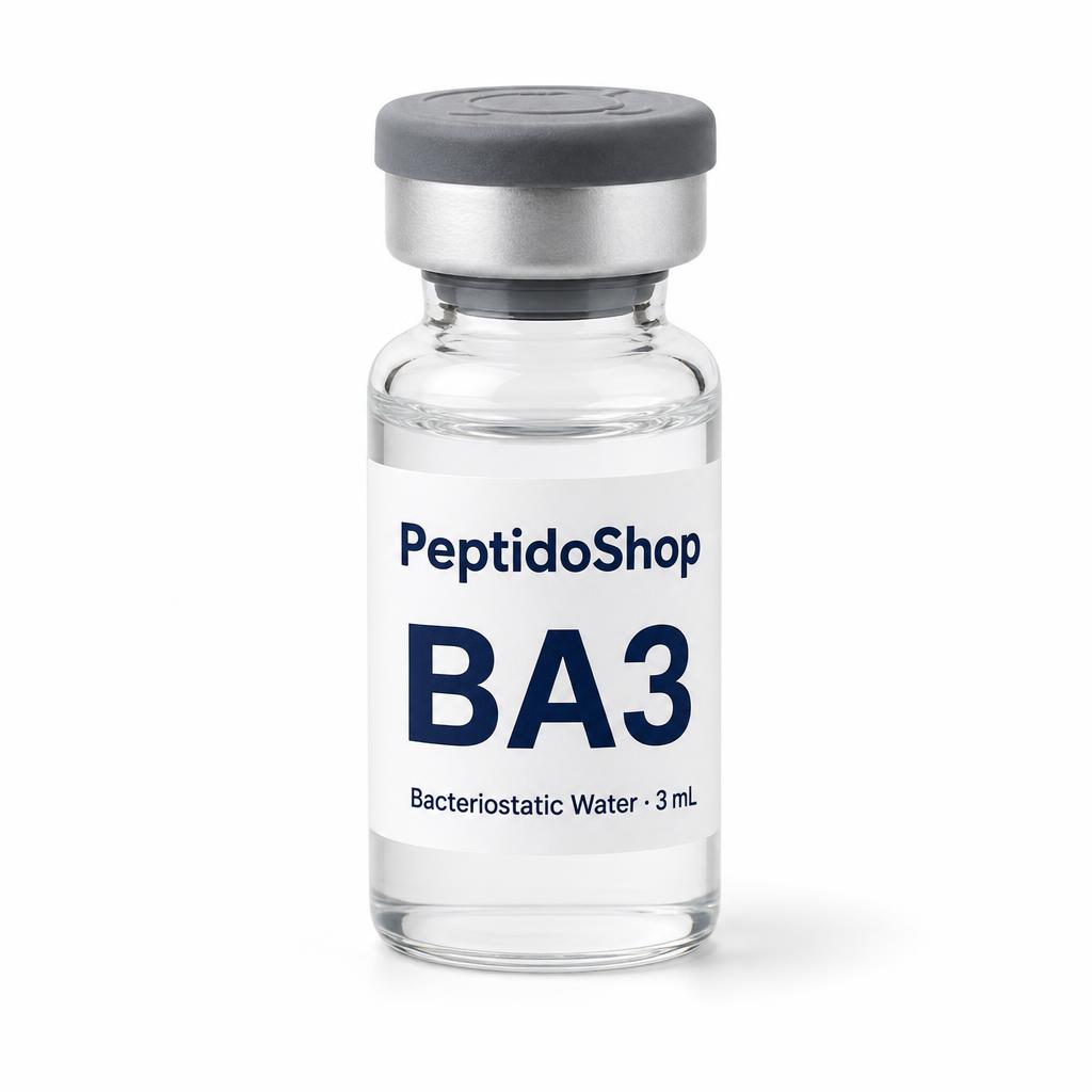 BA3 Agua Bacteriostática 3 mL | Vial individual